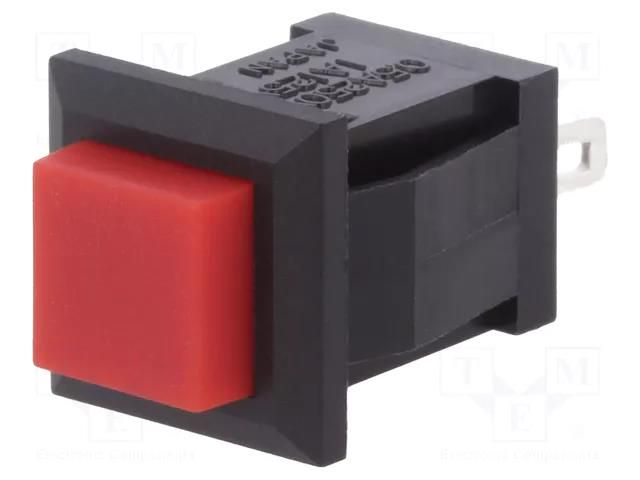 Switch: push-button; Pos: 2; SPST-NO; 0.5A/250VAC; OFF-(ON); 1.5kV MIYAMA DS430-R