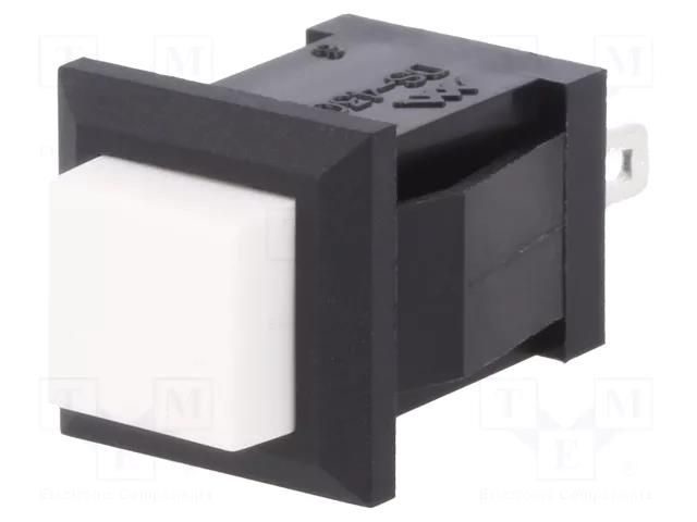 Switch: push-button; Pos: 2; SPST-NO; 0.5A/250VAC; OFF-(ON); 1.5kV MIYAMA DS430-W