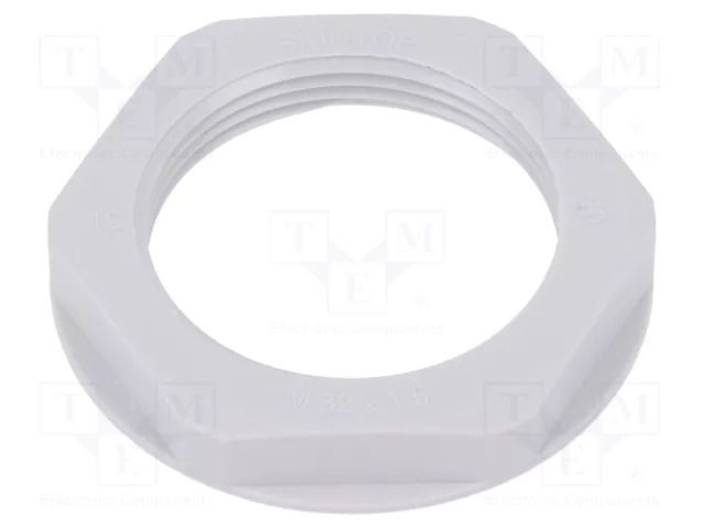 Nut; M32; polyamide; UL94V-2; 41mm; light grey; Thread: metric LAPP LP-53119043