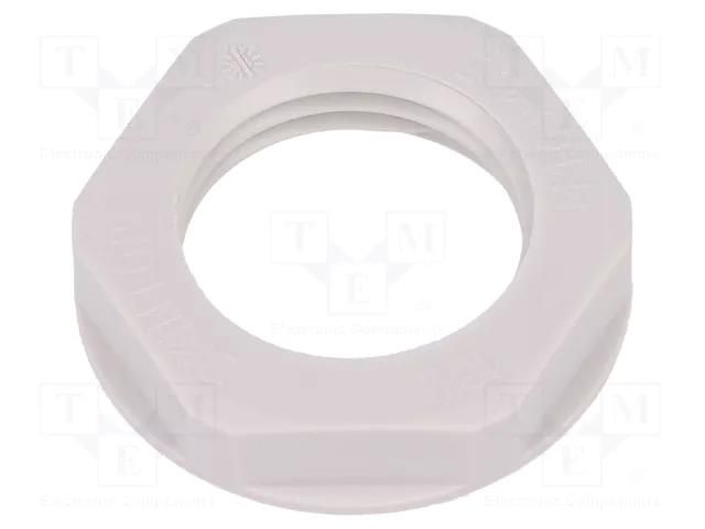 Nut; M16; polyamide; UL94V-2; 22mm; light grey; -20÷100°C; SKINTOP® LAPP LP-53119013