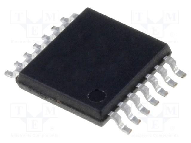 IC: operational amplifier; 1MHz; Ch: 4; TSSOP14; 1.8÷5.5VDC; tube MICROCHIP TECHNOLOGY MCP6V64-E/ST
