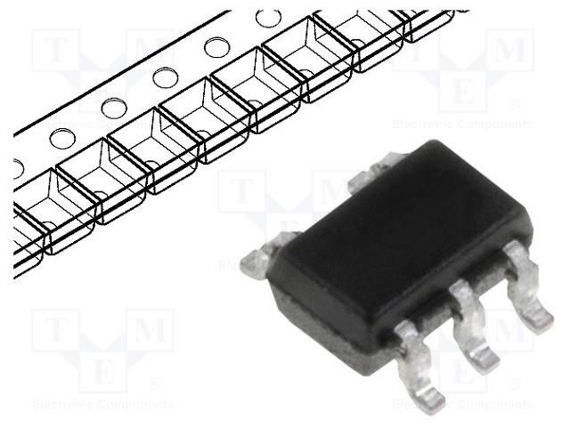 IC: comparator; low-power; Cmp: 1; 0.9÷6.5V; SMT; SC70-5; tape; 8pA TEXAS INSTRUMENTS TLV3691IDCKT