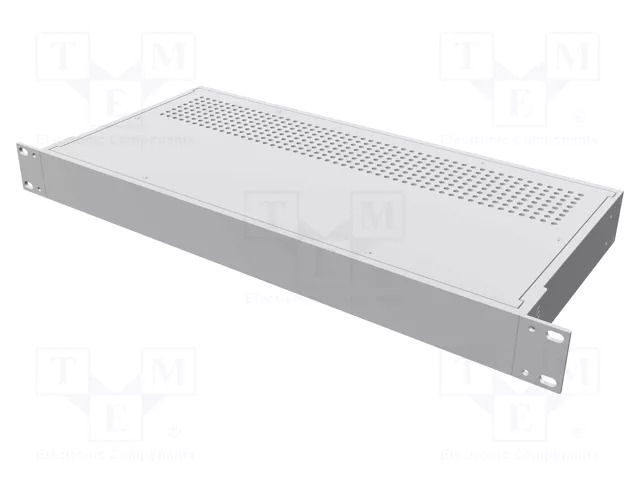 Enclosure: rack mounting; Standard: 19"; 1U; Z: 44mm; X: 422mm; rack HAMMOND HM-RM1U1908VBK