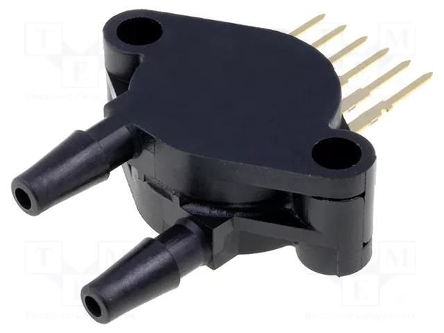 Sensor: pressure; 0÷10kPa; differential; OUT: analogue voltage NXP (FREESCALE) MPX5010DP