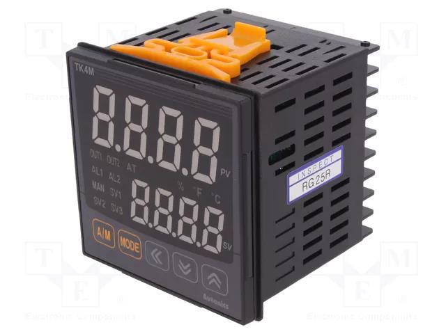 Module: regulator; temperature; SPST-NO; OUT 3: alarm; on panel AUTONICS TK4M-14RN