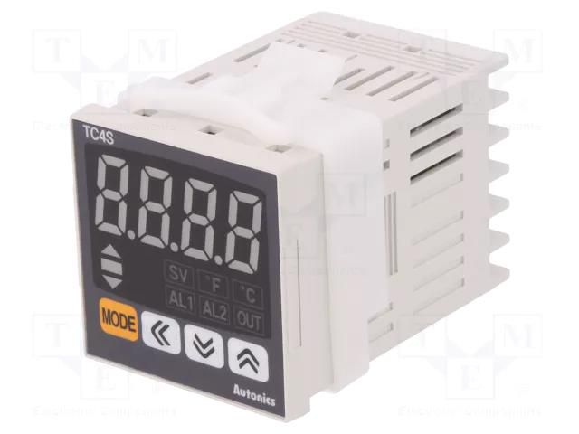 Module: meter; temperature; on panel; TC4S; -10÷50°C; 100÷240VAC AUTONICS TC4S-N4N