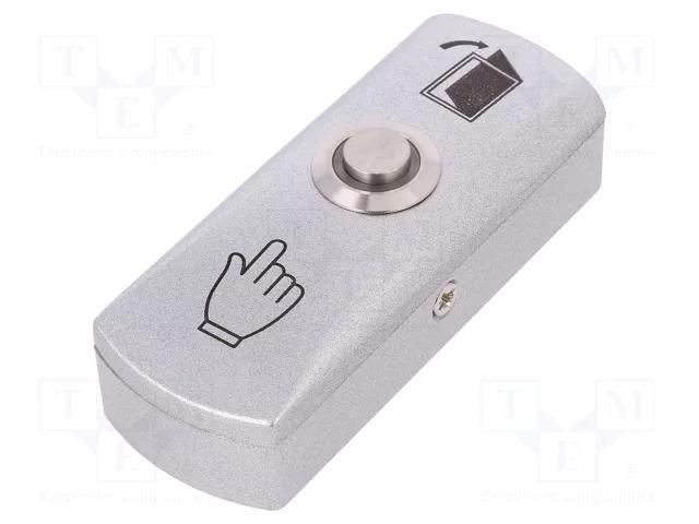 Exit button; wall mount; 36VDC; IP20; DC load @R: 3A/24VDC ORNO OR-ZS-814