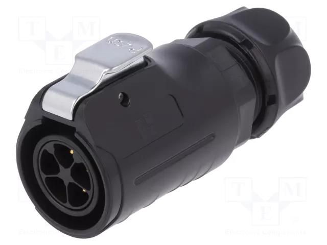 Connector: circular; plug; size 20; 02; male; PIN: 5; with latch LUTRONIC 0252-05