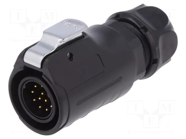 Connector: circular; plug; size 20; 02; male; PIN: 12; with latch LUTRONIC 0252-12