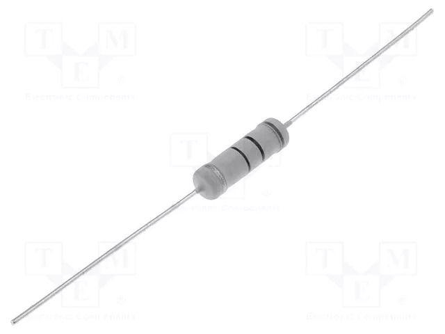 Resistor: metal oxide; THT; 470Ω; 3W; ±5%; 500V; Ø0.75x33mm; Ø5x15mm SR PASSIVES MOF3WS-470R