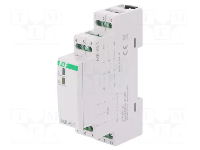 Industrial module: analog input; -20÷50°C; IP20; 9÷30VDC; 30mA F&F MR-AI-1