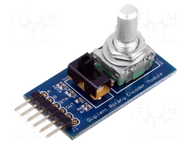Pmod module; prototype board; rotary encoder DIGILENT 410-117P
