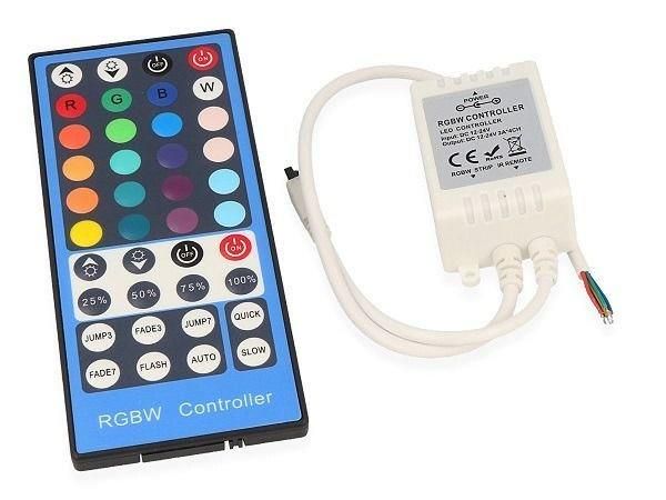 LED Controller RGBW IR 12V 8A + 40-button remote control 248191 5901583248191