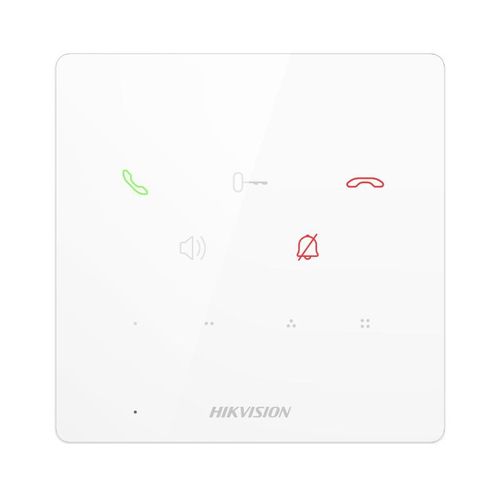 Door lock internal station, without screen, Hikvision DS-KH6000-E1 (WHITE) PSMDSKH6000E1B