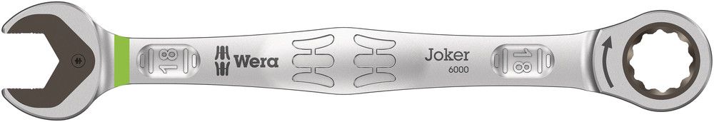 6000 Joker Ratcheting combination wrenches, 18x235, Wera 05073278001