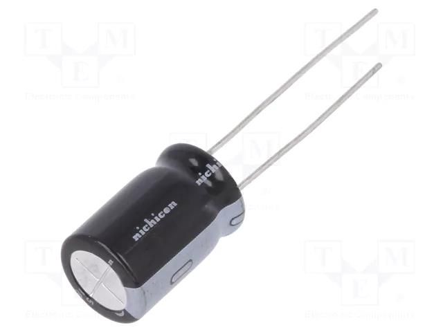 Capacitor: electrolytic; THT; 4700uF; 16VDC; Ø18x35.5mm; ±20%; UKL NICHICON UKL1C472MHD