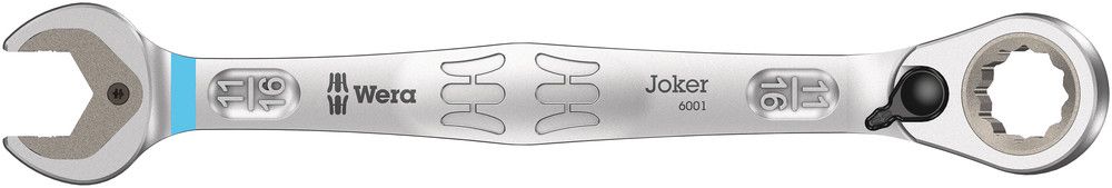 6001 Joker Switch Ratcheting combination wrench, with switch lever, imperial, 11/16"x234, Wera 05020081001
