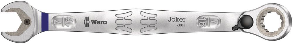 6001 Joker Switch Ratcheting combination wrench, with switch lever, imperial, 7/16"x165.0, Wera 05020077001