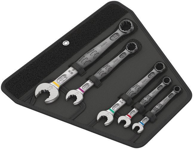 6003 Joker 5 Imperial Set 1 Combination wrench set, Imperial, 1 x 5/16"x115; 1 x 3/8x125; 1 x 1/2"x160; 1 x 9/16"x167; 1 x 3/4"x230.0; 1 x 50.0x120.0, Wera 05020240001