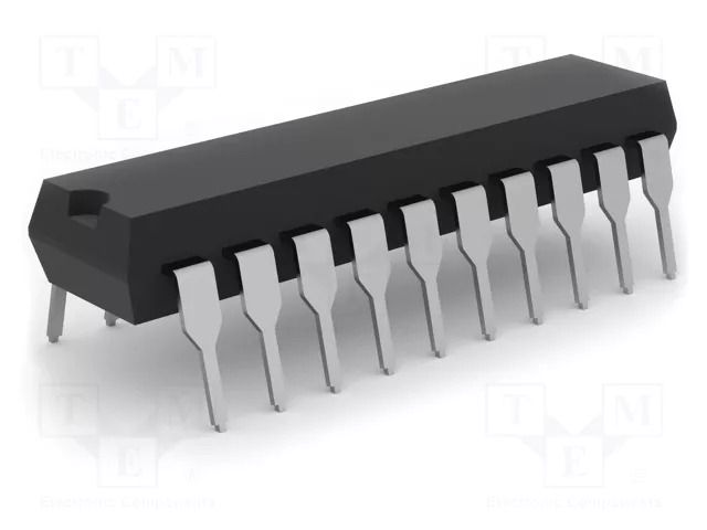 IC: digital; buffer,non-inverting,line driver; Ch: 8; CMOS,TTL TEXAS INSTRUMENTS SN74AHCT541N