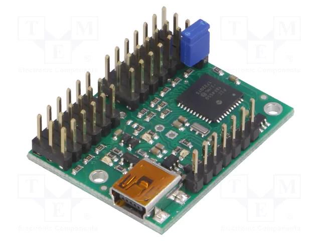 Servo controller; USB-UART; Ch: 12; 279x361mm; 5÷16VDC; 1÷333Hz POLOLU POLOLU-1352