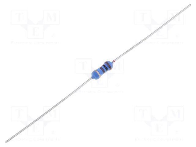 Resistor: power metal; THT; 10kΩ; 1W; ±5%; 350V; Ø0.54x25mm; axial ROYALOHM PMR1T-10K