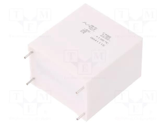 Capacitor: polypropylene; DC-Link; 40uF; ESR: 2.8mΩ; THT; ±5%; 9V/μs KEMET C4AQCBW5400A3LJ