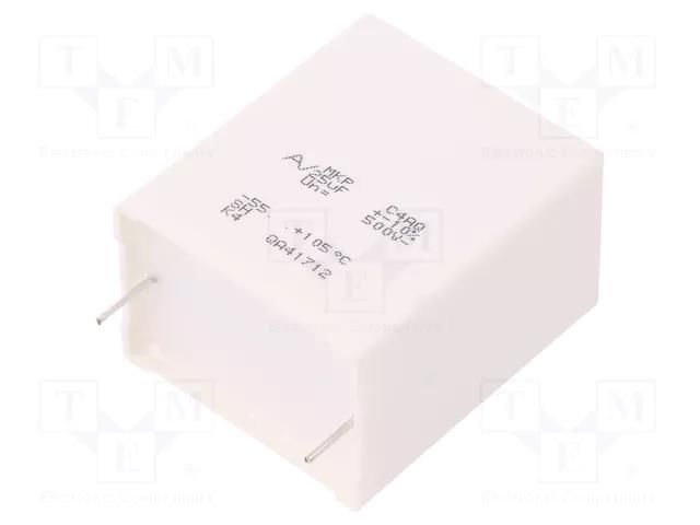 Capacitor: polypropylene; DC-Link; 25uF; ESR: 1.2Ω; THT; ±10%; C4AQ KEMET C4AQLBU5250A12K