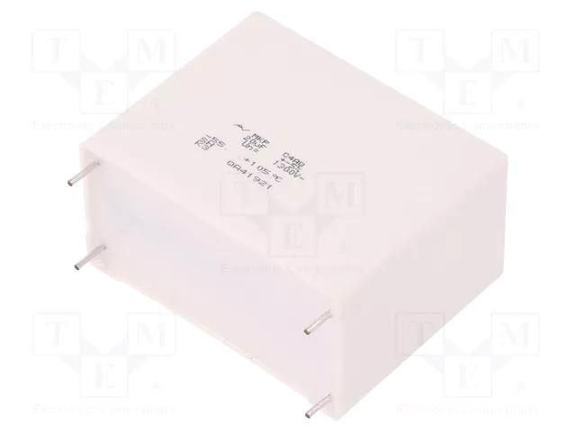 Capacitor: polypropylene; DC-Link; 20uF; THT; ESR: 6.5mΩ; C4AQ; ±5% KEMET C4AQUBW5200A3MJ