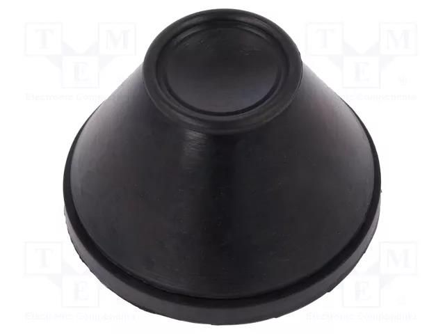 Grommet; Ømount.hole: 60.2mm; EPDM; black; Panel thick: 1.3÷5mm TRELLEBORG GET30-45