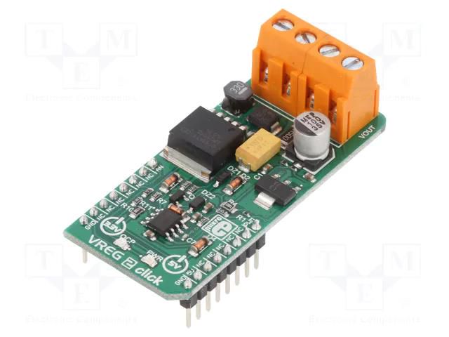 Click board; prototype board; Comp: LM2596; voltage regulator MIKROE MIKROE-3055