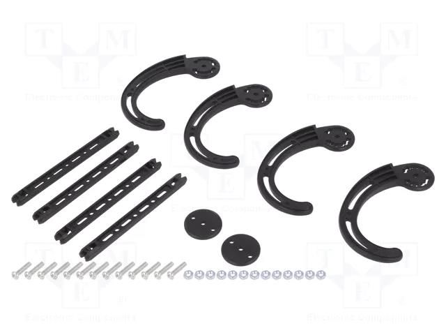 Bumper cage; black; screw; plastic; plastic POLOLU POLOLU-3574