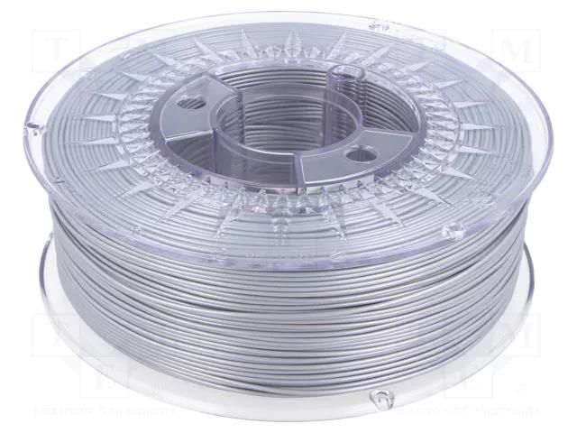 Filament: PLA; Ø: 1.75mm; aluminium; 200÷235°C; 1kg DEVIL DESIGN DEV-PLA-1.75-ALU