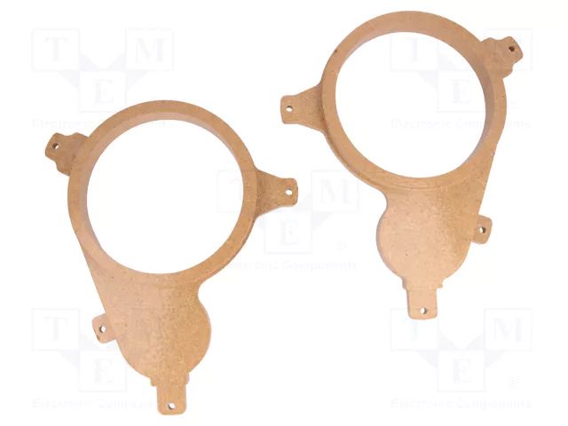 Spacer ring; MDF; 165mm; Rover; impregnated,varnished; 2pcs. 4CARMEDIA MDF-D.86