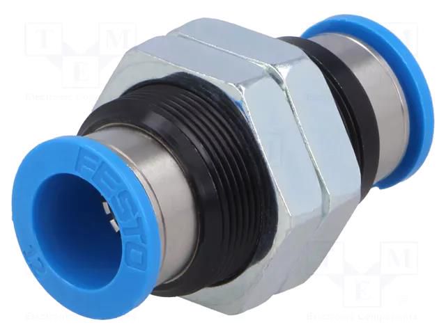 Push-in fitting; threaded,straight; -0.95÷6bar; Thread: M22 FESTO QSS-12