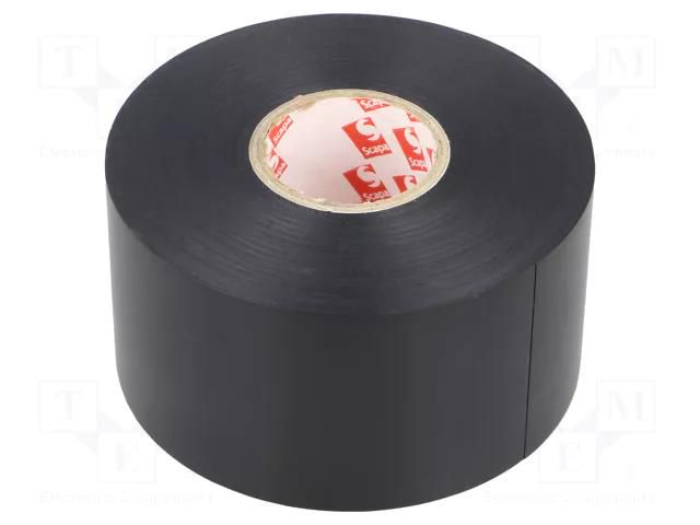 Tape: electrical insulating; W: 50mm; L: 33m; Thk: 0.18mm; black SCAPA SCAPA-2705-50B