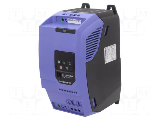 Vector inverter; 7.5kW; 3x400VAC; 3x380÷480VAC; 0÷10V; IN: 4; 18A INVERTEK DRIVES ODE-3-340180-3F42