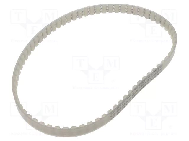 Timing belt; AT10; W: 16mm; H: 5mm; Lw: 700mm; Tooth height: 2.5mm OPTIBELT AT10-700-16-77ZA