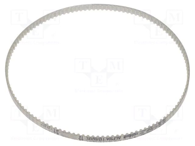 Timing belt; T2.5; W: 4mm; H: 1.3mm; Lw: 650mm; Tooth height: 0.7mm OPTIBELT T2.5-650-4-77ZA