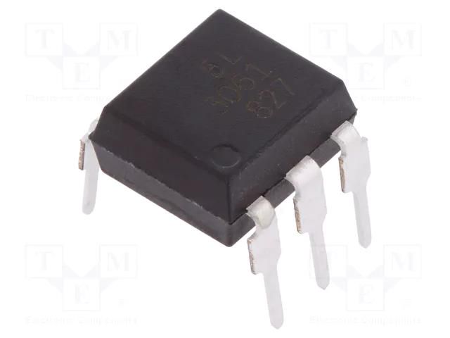 Optotriac; 5kV; zero voltage crossing driver; DIP6; Ch: 1; EL306X EVERLIGHT EL3061