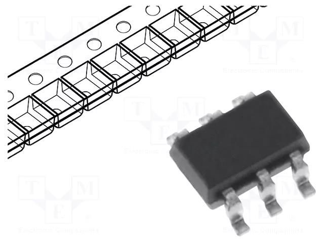 IC: digital; NOT; Ch: 2; SMD; SC70-6; 1.65÷5.5VDC; -40÷125°C; 74LVC TEXAS INSTRUMENTS SN74LVC2GU04DCK
