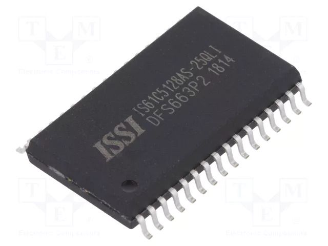 IC: SRAM memory; 4MbSRAM; 512kx8bit; 5V; 25ns; SOP32; parallel ISSI 61C5128AS-25QLI
