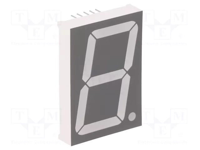 Display: LED; 7-segment; 38.1mm; 1.5"; No.char: 1; red; 30÷60mcd FORYARD FYS-15011BUHR-21