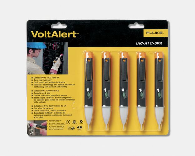 Fluke 1Ac Ii Voltalert™ 5-Pack, Fluke FLK-1AC-A1-II-5PK 0095969290890; 0095969290890