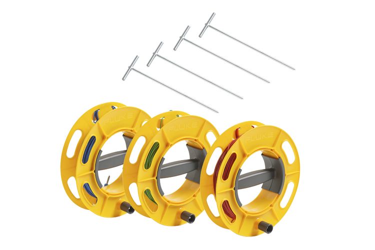 Earth Ground Stake Set for 4 Pole Measurement, Fluke ES-162P4-2 0095969674874; 0095969674874