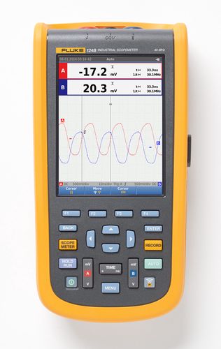 Industrial ScopeMeter 40MHZ, EU, Fluke FLUKE-124B/EU 0095969814805; 0095969814805