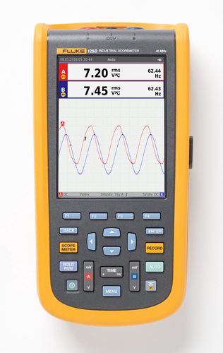 Industrial ScopeMeter 40MHZ, EU, Fluke FLUKE-125B/EU 0095969814881; 0095969814881