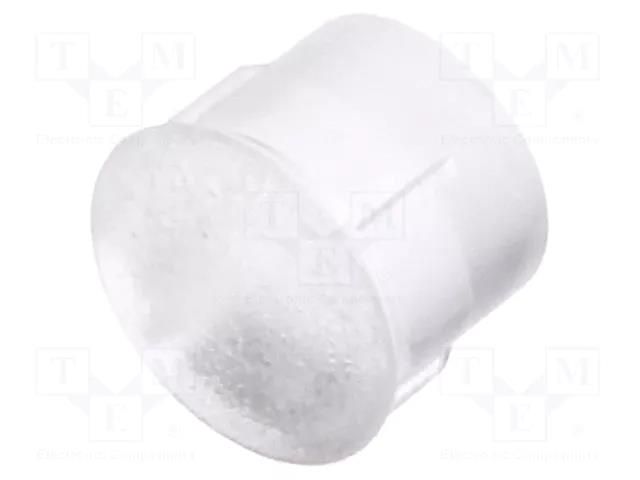 Fiber for LED; Ø3.3mm; L: 2.5mm; round; Front: flat; straight FIX&FASTEN FIX-LEMB3-2.5V0-F
