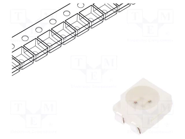 LED; red/green; SMD; 3528,PLCC4; 1.95÷2.5/2.1÷2.5VDC; 120°; 20mA KINGBRIGHT ELECTRONIC KAA-3528SURKCGKC