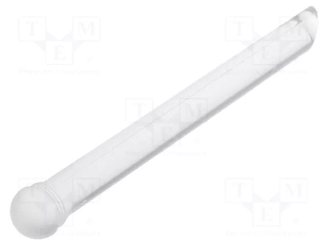 Fiber for LED; Ø5mm; L: 43mm; round; Front: convex; straight MENTOR 1293.7001